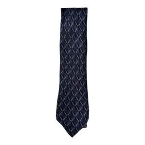 Grateful Dead Silk Necktie Statueesque Seventeenth Set Blue‎ Diamond Pattern